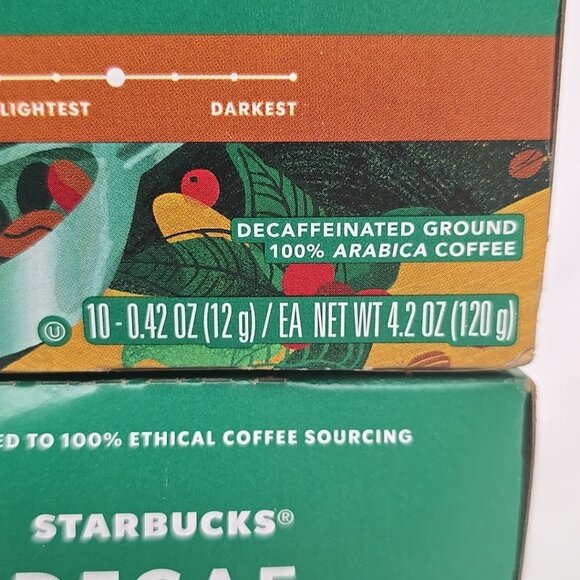 Starbucks Decaf House Blend 20 COUNT Medium Roast Keurig K-Cup Coffee Pods 4.2oz - Picture 2 of 8